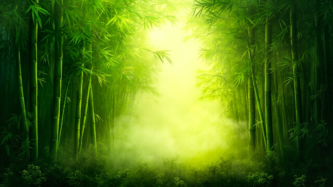 A lush bamboo grove in Vietnam symbolizing sustainability.