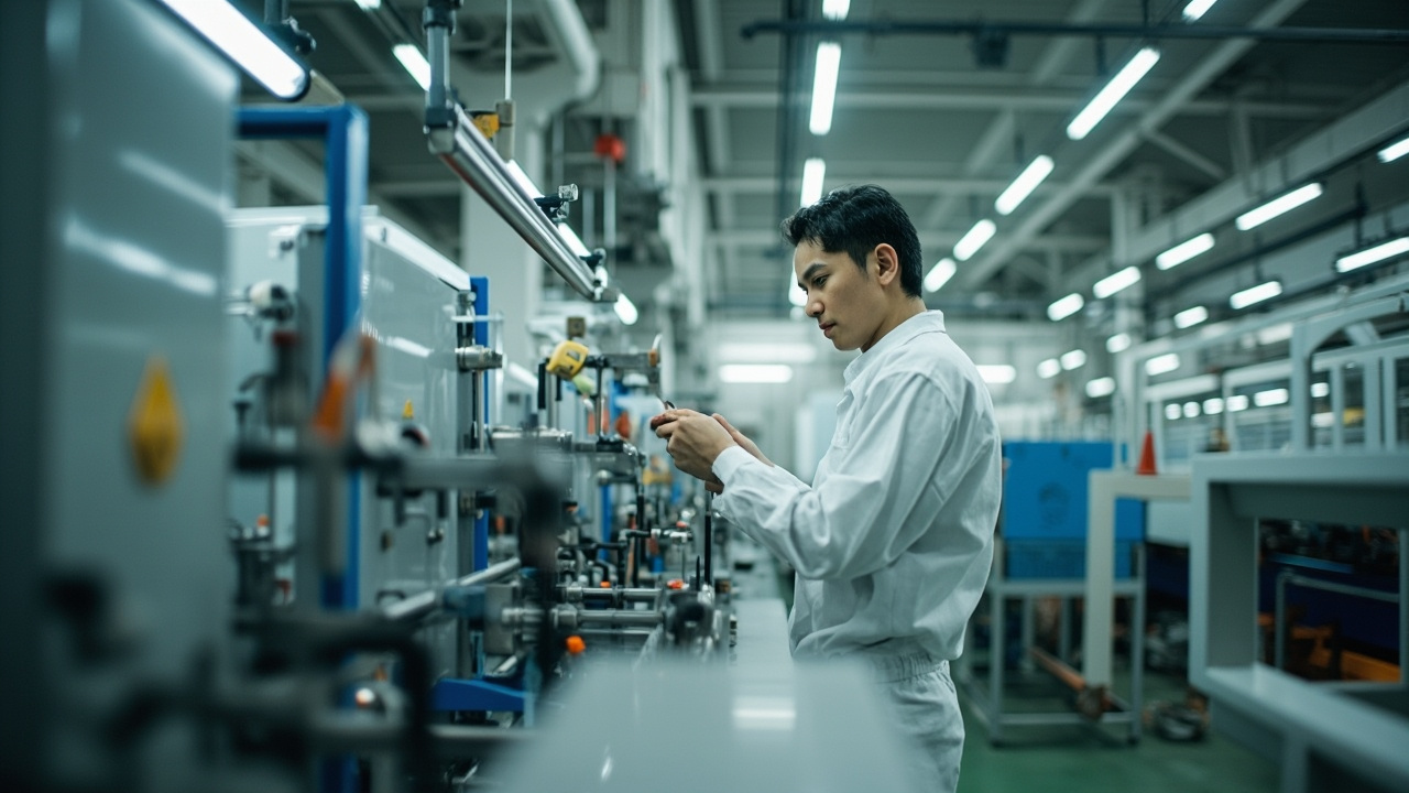 Vietnam’s modern manufacturing facilities in action.