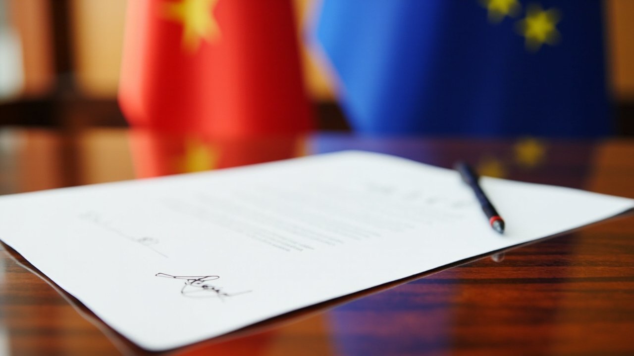 Western and Vietnamese partners sealing a trade deal.