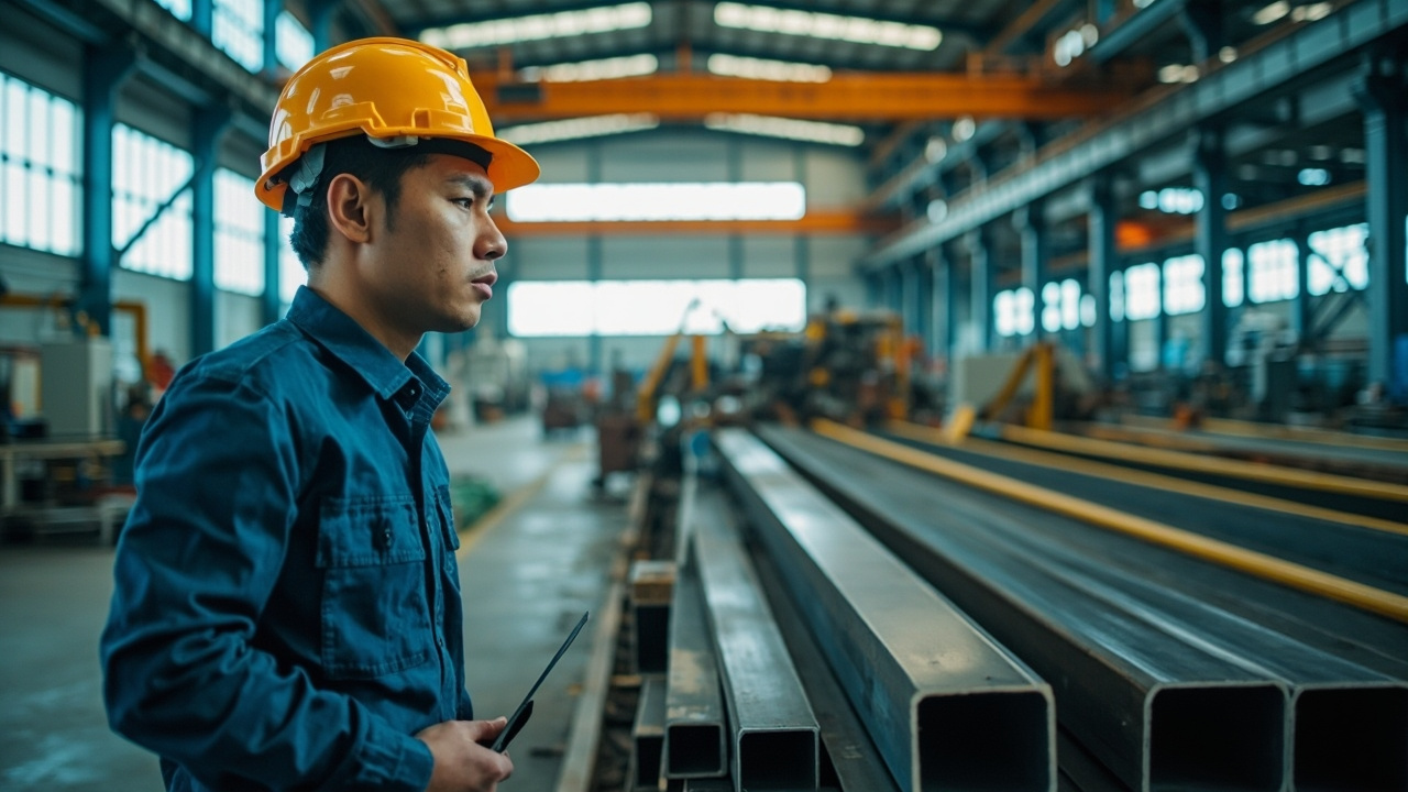 A Vietnamese factory producing high-quality construction materials.