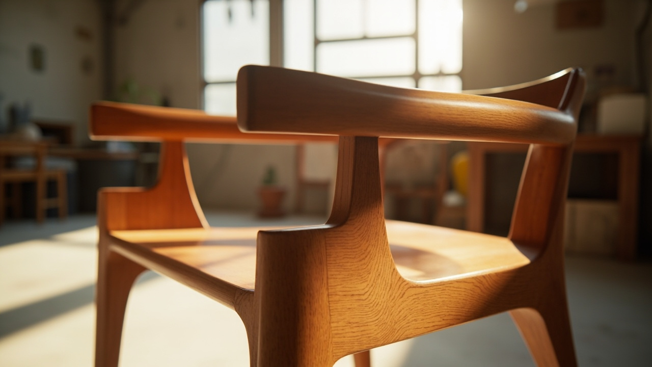 Polished rubberwood showcasing natural grain in Vietnam.