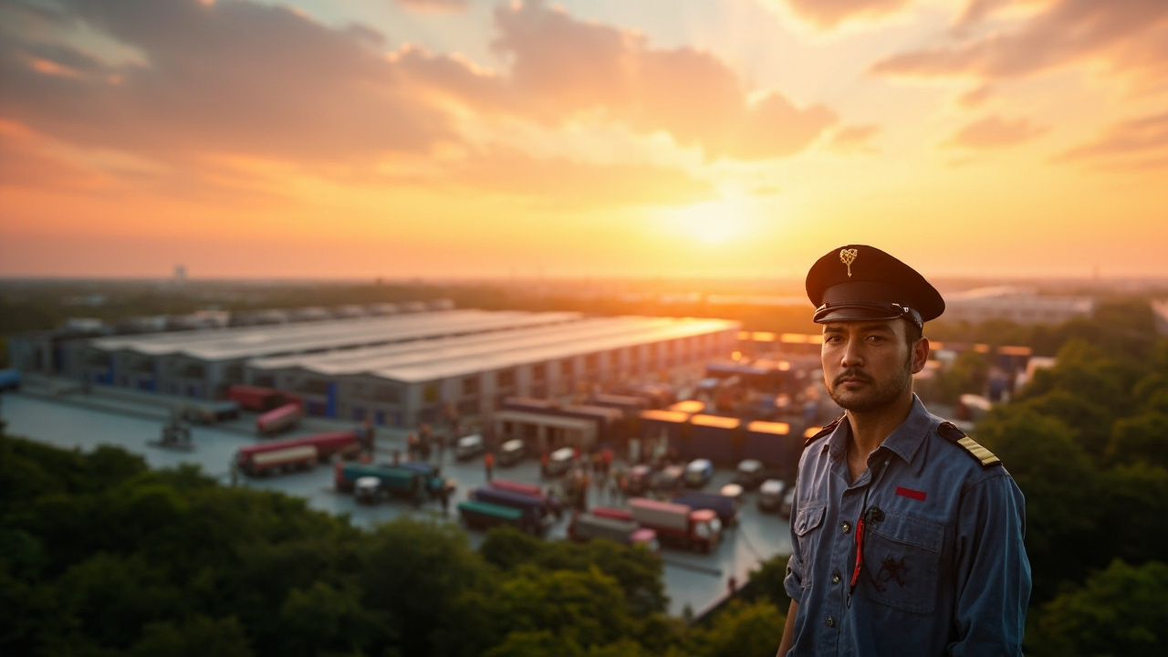 A bustling industrial park in Vietnam, a hub for global sourcing.